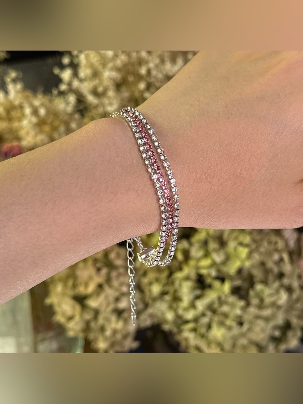 Like New Rhinstone Bracelet - Picture 3 of 5